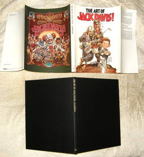 Ltd Ed #657/1500cc ART OF JACK DAVIS Signed: ART OF JACK DAVIS by Hank Harrison 1987, First Edition, First Printing, Ltd edition with Signed and Numbered Print of "Rusty" #657 of 1500cc. AS NEW in DJ. with Promotional flyer laid inside as well.