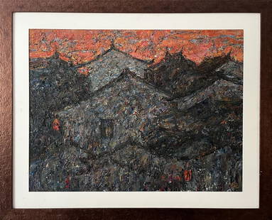 Oil painting Evening in Sujo Sun' Ke: Title: Oil painting Evening in Sujo Sun' Ke Description: ?Verne 368 *** ABOUT THIS PAINTING *** * TITLE: "Evening in Sujo" * ARTISTS: Sun' Ke * SIZE: 60x78 cm/'23.62x30.70 inches', Frame size: 81x100