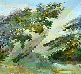 Oil painting Oaks Serdyuk Boris Petrovich: Title: Oil painting Oaks Serdyuk Boris Petrovich Description: №SERB 463 *** ABOUT THIS PAINTING *** * TITLE: "Oaks" * ARTISTS: Serdyuk Boris Petrovich * SIZE: 45x48 cm/'17.71x18.89 inches' * MED