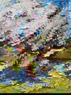 Oil painting Spring Kalenyuk Alex: Title: Oil painting Spring Kalenyuk Alex Description: ?Kalen 534 *** ABOUT THIS PAINTING *** * TITLE: "Spring" * ARTISTS: Kalenyuk Alex * SIZE: 20x15 cm/'7.87x5.90 inches' * MEDIUM: oil, canvas * HAND