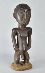 Singiti Statue HEMBA Ancestor Figure Congo DRC African Tribal Art 1823: Description en français ci-dessous - French description below CONGO DRC HEMBA Ancestor Figure Atypical by its hairstyle, or rather by its absence of elaborate hairstyle specific of those ancestors fi