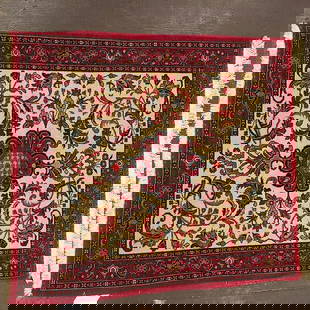Vintage Bidjar Rug 2'6'' X 2'10'': Type: BIDJAR Origin: NORTH PERSIA Circa: 1940 Size/Feet & Inches: 2'6'' x 2'10'' Size/Meters: 0.76 x 0.86 Item Number: 53886 Additional Info: Mint condition. Ships from Virginia. Condition: Excellent