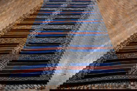 Modern Kilim 5'3'' X 11'1'', Item # 57057: Type: KILIM Origin: TURKEY Circa: MODERN Size/Feet & Inches: 5'3'' x 11'1'' Size/Meters: 1.6 x 3.38 Item Number: 57057 Condition: Excellent condition. Reserve: $600.00 Shipping: Domestic: Free ship