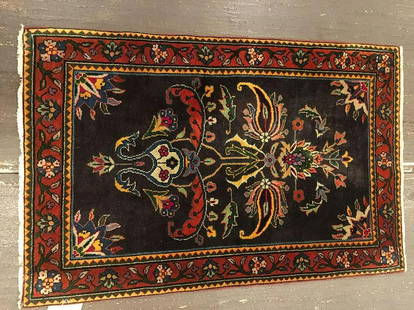 Antique Sarouk, Mohajeran Rug 2'1'' X 3'1'': Type: SAROUK, MOHAJERANOrigin: CENTRAL PERSIACirca: 1910Size/Feet & Inches: 2'1'' x 3'1''Size/Meters: 0.64 x 0.94Item Number: 53898Additional Info: Mint condition. Ships from Virginia.Condition: