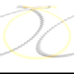 Italian Omega Chain Necklace 14K Yellow Gold, 16 Inches, 3.1 mm, 19.61 Grams: Italian Omega Chain Necklace 14K Yellow Gold, 16 Inches, 3.1 mm, 19.61 Grams This is a beautiful necklace. Please let us know if you have any questions. Metal: 14K yellow gold Weight: 19.61 grams Stam