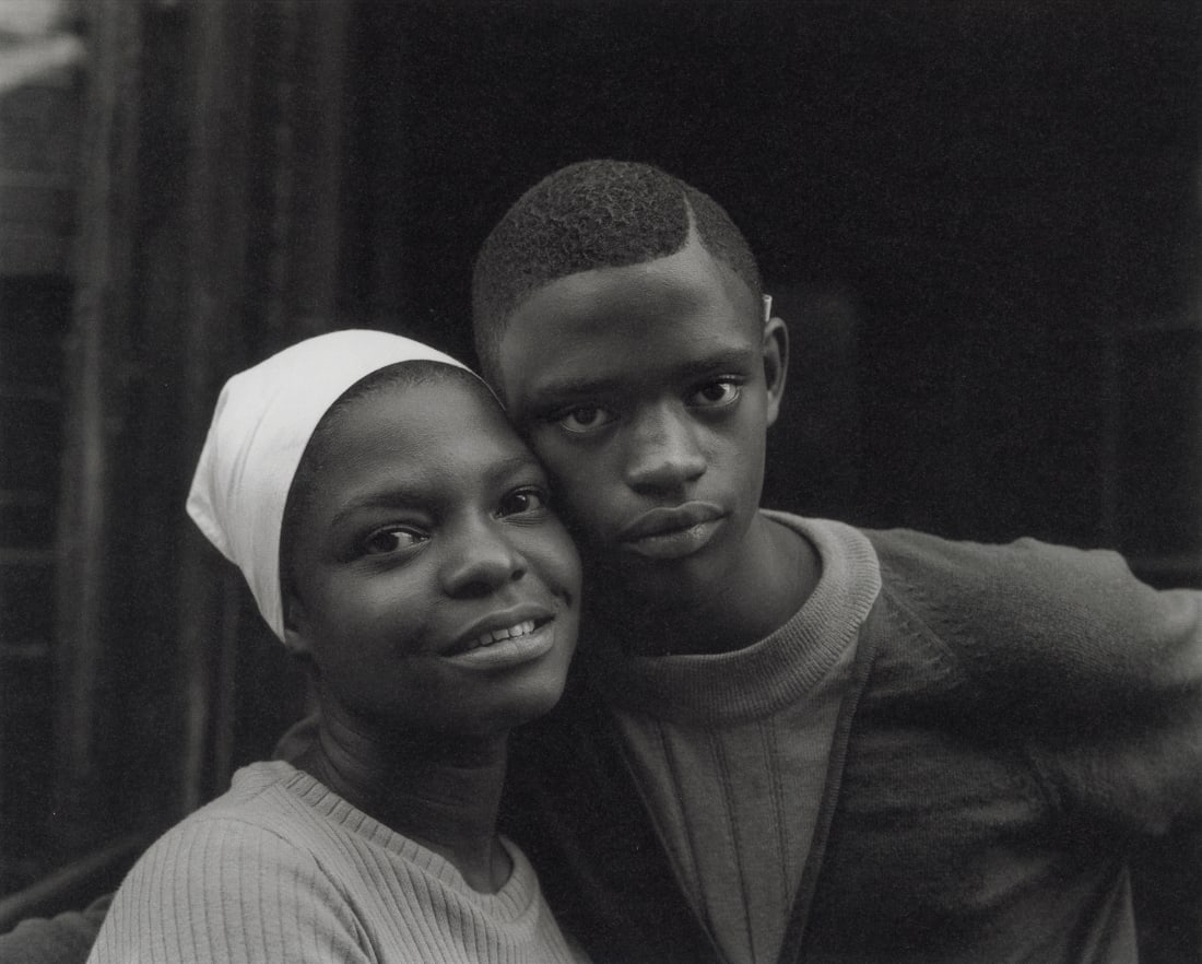 BRUCE DAVIDSON - East 100th Street, 1966-68: Artist: Bruce Davidson Title: East 100th Street, 1966-68 Medium: Photo Litho, 2009, Germany Dimensions: 9.6x7.7" Description: Heat Wax Mounted on 11x14" Conservation Board Artist Bio: Bruce Davidson i