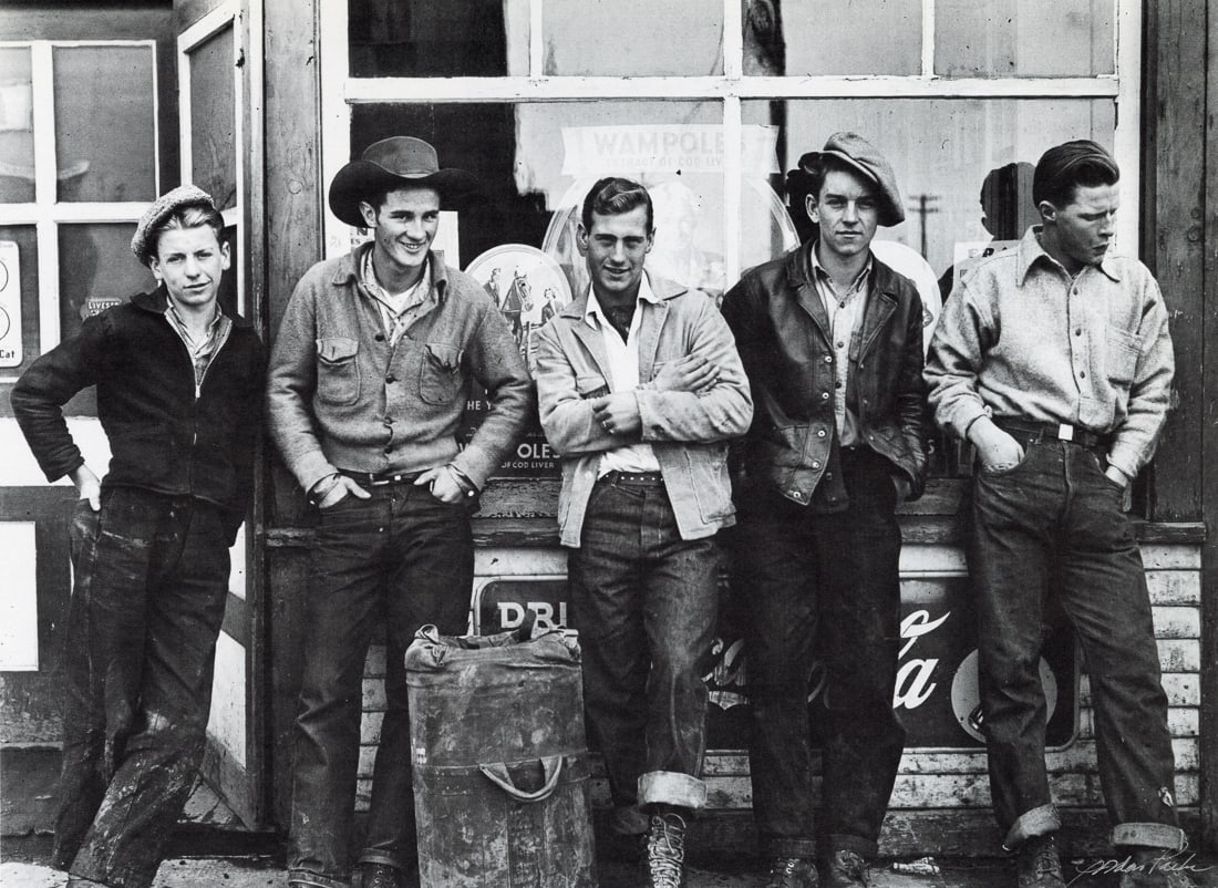 GORDON PARKS - Drugstore Cowboy, Ontario, 1955 (1 of 1)