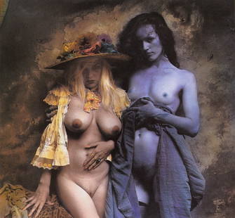 JAN SAUDEK - Women Of All Kinds, 1993: Artist: Jan Saudek Title: Women Of All Kinds, 1993 Medium: Photo Litho, 2000, Spain Dimensions: 8x7.4" Description: Heat Wax Mounted on 8.5x11" Conservation Board Artist Bio: Jan Saudek (1935) is a Cz