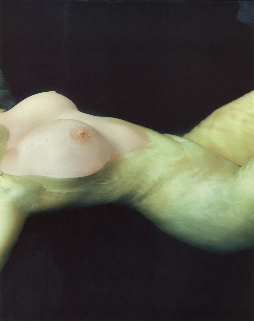 ALBERT WATSON - Jennifer Floating Under Water: Artist: Albert Watson Title: Jennifer Floating Under Water Medium: Photo Litho, 2019, China Dimensions: 8.5x10.7" Description: Heat Wax Mounted on 11x14" Conservation Board Artist Bio: Albert Watson (