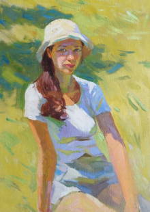 Oil painting Tatiana Alex Ditriev: 88AD Painter: Alex Ditriev Sіze: 58x43 cm/22.8x16.9 inches Components: oil, canvas Original painting from our collection ERA: Short information: Alex was born on May 10, 1977 in the city of Niko