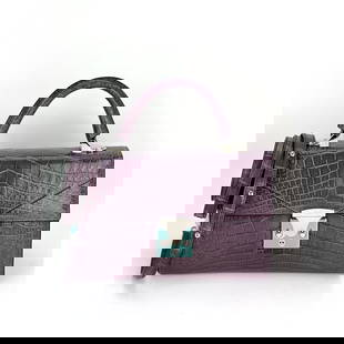 Stalvey Top Handle 2.5 Alligator Lilac Bag Crossbody Exclusive Luxury: SKU C172 0123-D Stalvey Top Handle 2.5 Alligator Lilac Bag Crossbody Exclusive Luxury Reserve: $8,999.00 Shipping: Domestic: Flat-rate of $30.00 to anywhere within the contiguous U.S. Internation