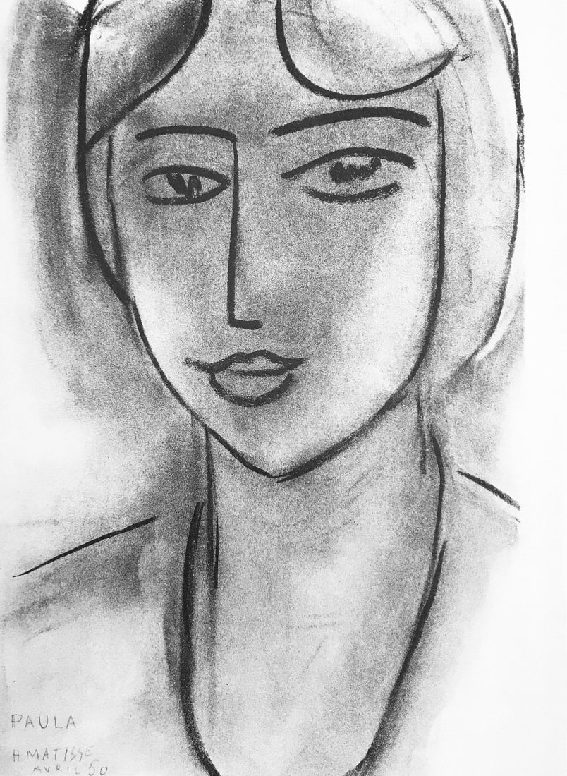 Henri Matisse: Matisse Lithograph DM0546, Derriere le Miroir 1952 (1 of 1)