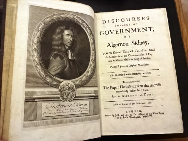 1705 Discourses Concerning Government Algernon Sidney (1 of 8)