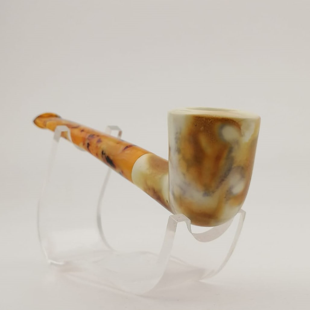 Classic Marbling Patterned Meerschaum Pipe (1 of 8)