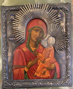 Theotokos of Tikhvin: №Icon 92 *** ABOUT THIS ICON *** * TITLE: "Theotokos of Tikhvin" * SIZE: 31x26 cm/'12.20х10.23 inches' * MEDIUM: wood * HAND PAINTED: Original painting from our collection * CONDITION: goo