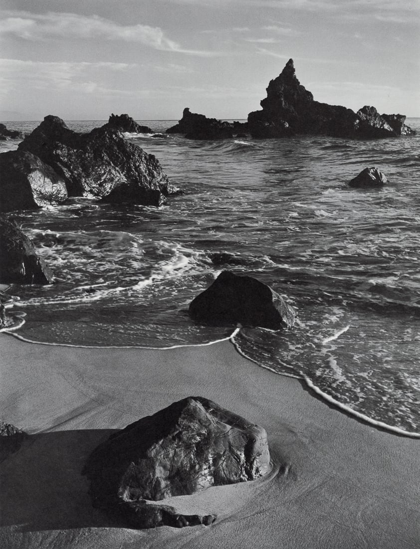 ANSEL ADAMS - Monterey County Coast, California 1951 (1 of 1)