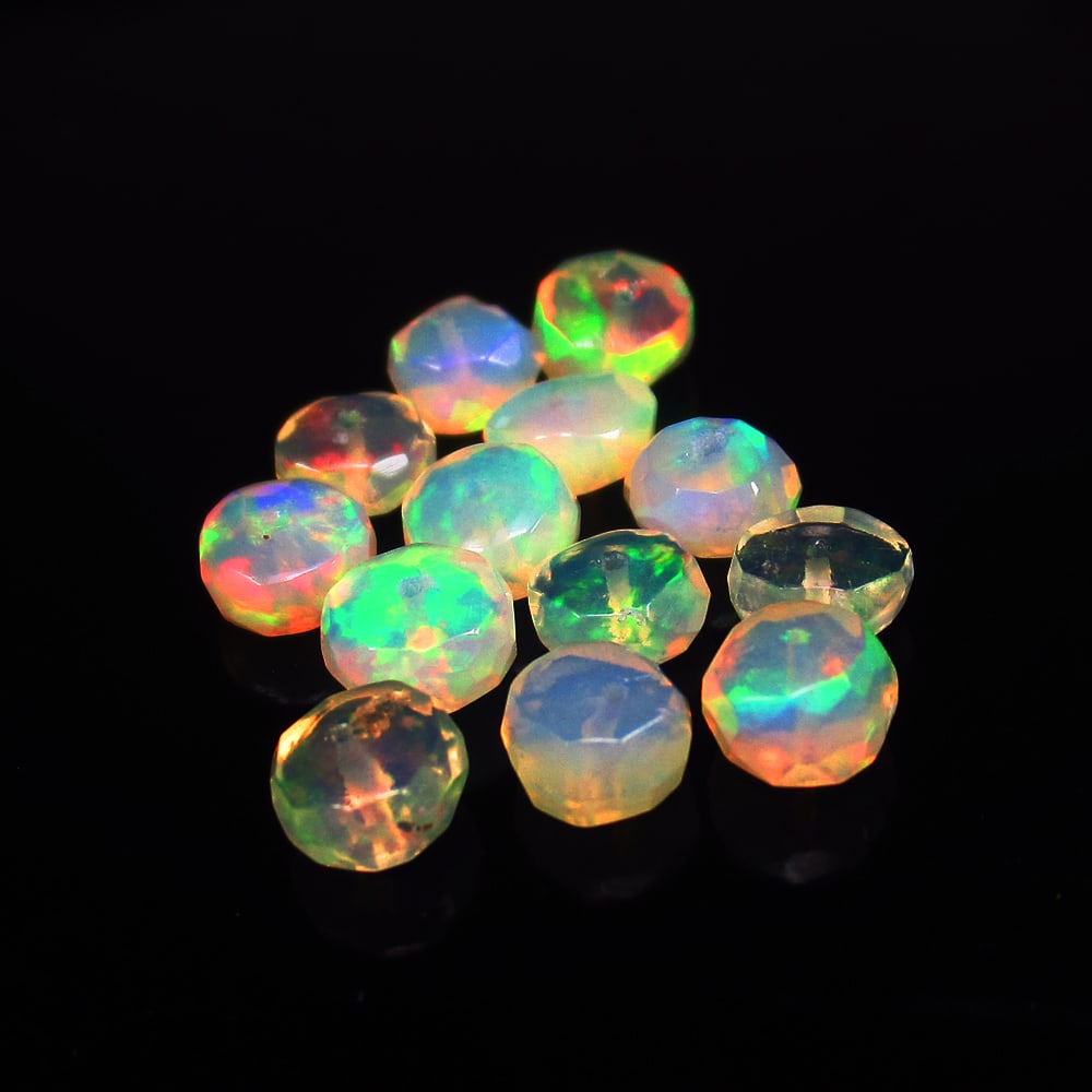 4.41 Ct - Natural Multicolor Opal Beads (1 of 2)