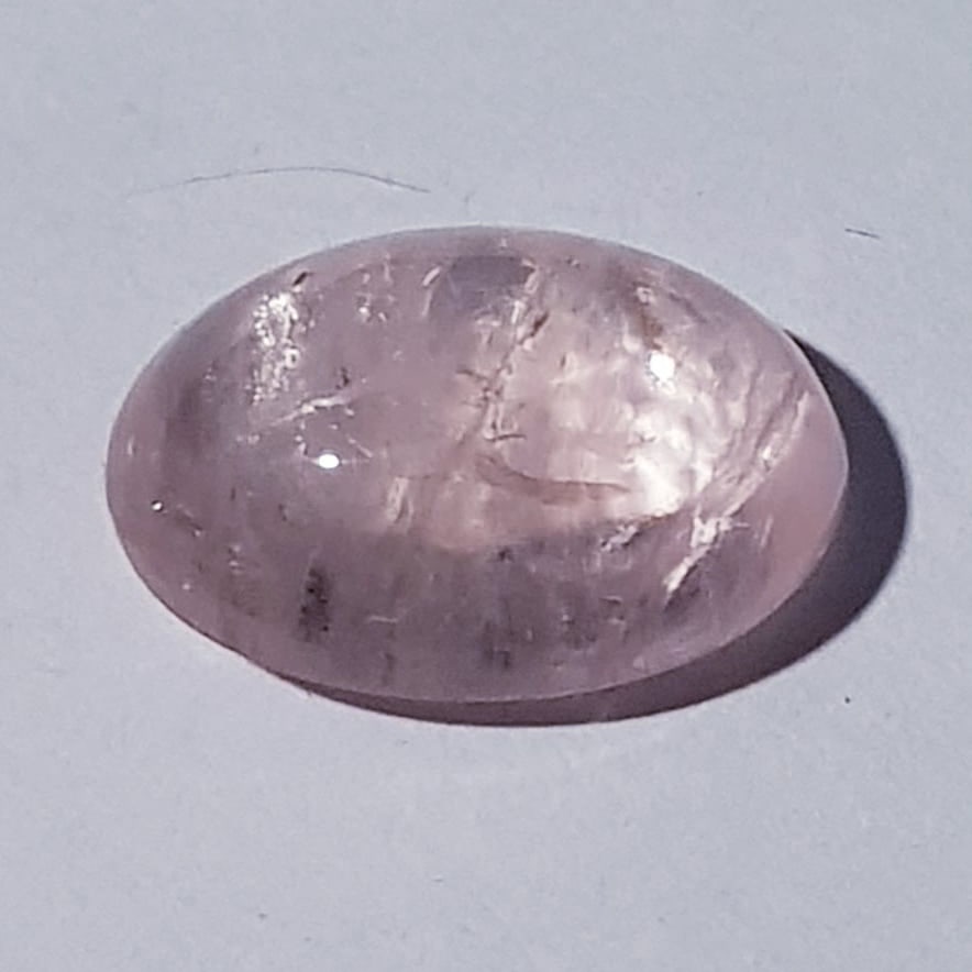 5.27 Ctz Natural Pink Morganite Cabochon: No Reserve! Title: 5.27 Ctz Natural Pink Morganite Cabochon Color/Clarity: Pink / Si Gemstone: Morganite Carat Weights: 5.27 Size: 13.80 x 10.00 x 5.70 Additional Information: Oval Cushion - Brazil Sh