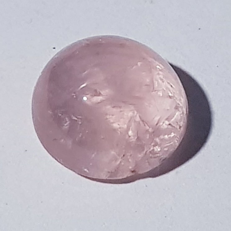 5.81 Ctz Natural Pink Morganite Cabochon: No Reserve! Title: 5.81 Ctz Natural Pink Morganite Cabochon Color/Clarity: Pink / Si Gemstone: Morganite Carat Weights: 5.81 Size: 10.50 x 10.50 x 6.50 Additional Information: Round Cushion - Brazil S