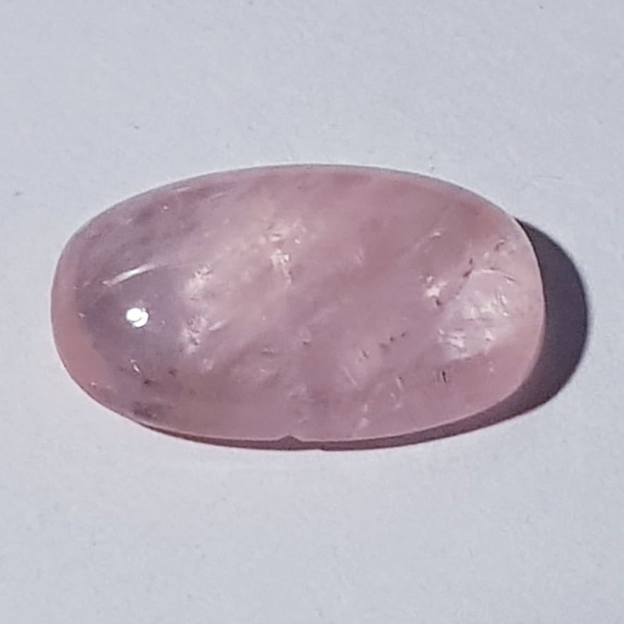 5.09 Ctz Natural Pink Morganite Cabochon: No Reserve! Title: 5.09 Ctz Natural Pink Morganite Cabochon Color/Clarity: Pink / Si Gemstone: Morganite Carat Weights: 5.09 Size: 15.10 x 9.00 x 4.70 Additional Information: Rectangle Cushion - Brazi