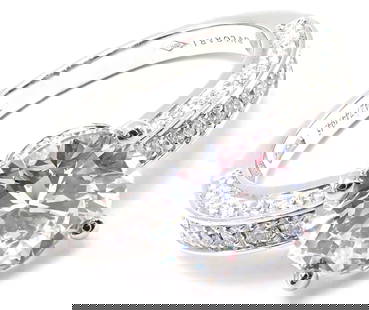 Authentic! Bulgari Bvlgari Platinum 4.04ct VS1 F Diamond Engagement Ring GIA: Authentic! Bulgari Bvlgari Platinum 4.04ct VS1 F Diamond Engagement Ring GIA Authentic! Bulgari Bvlgari Platinum 4.04ct VS1 F Diamond Engagement Ring GIA Product Description About This Piece: 1 Brilli