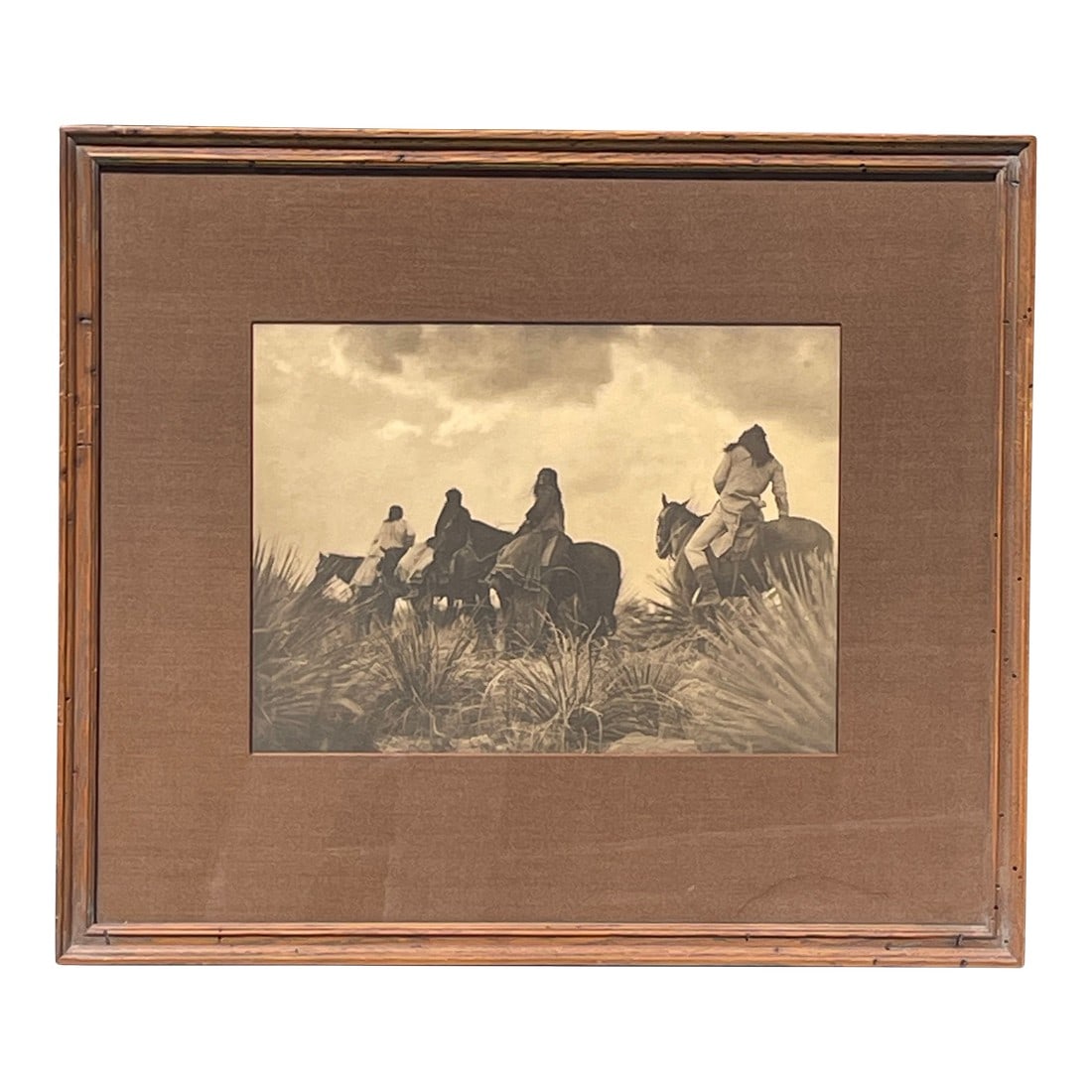 "The Storm Apache" by Edward S. Curtis Plate 9 Portfolio Volume 1 (1 of 12)