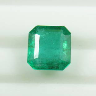 Natural Emerald - 13.75 Ct: Title: Origin: 0010a00001e64zKWeight: Too Nice GemsSize/Dimension: 5Additional Information: Natural Emerald - 13.75 Ct Reserve: $640.00 Shipping:Domestic: Flat-rate of $7.00 to anywhere within the