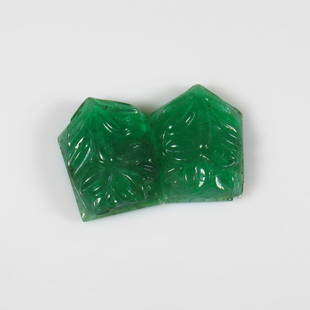 Natural Emerald Pair - 12.59 Ct: Title: Origin: 0010a00001e64zKWeight: Too Nice GemsSize/Dimension: 13Additional Information: Natural Emerald Pair - 12.59 Ct Reserve: $350.00 Shipping:Domestic: Flat-rate of $7.00 to anywhere