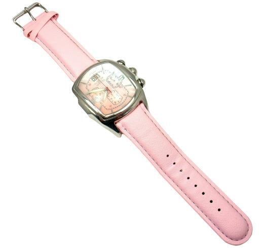 Rare! Invicta Large Dragon Lupah Pink Mother of Pearl Quartz Mens Watch 2467: Case/Band Material: Stainless Steel/Faux Pink Leather Total Watch Length: 8.5" Case Size: 43mm x 55mm Watch is 100% in good functional working order. Brand New Battery. Case and Crystal is in good con
