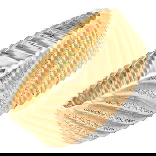 Authentic Rare Vintage Mario Buccellati 18k Yellow Gold Wide Cuff Bracelet: This is an exceptional piece of jewelry - a rare and authentic vintage Mario Buccellati 18k yellow gold wide cuff bracelet. Buccellati is a highly regarded Italian jewelry designer known for creating