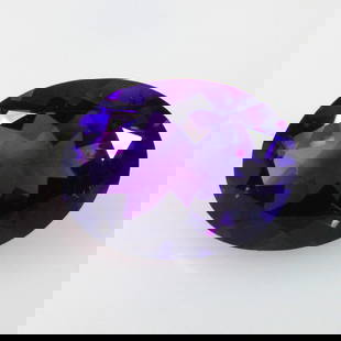 8.67 Ctw Natural Purple Amethyst Oval Cut: Title: 17 Stone Clarity: Gemstones: 0010a00001EmBLN Carat Weight: Samsul Alam Size/Dimension: M3626 Additional Information: 8.67 Ctw Natural Purple Amethyst Oval Cut Reserve: $90.00 Shipping: Domesti