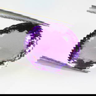 7.13 Ctw Natural Purple Amethyst Oval Cut: Title: 19 Stone Clarity: Gemstones: 0010a00001EmBLN Carat Weight: Samsul Alam Size/Dimension: M3628 Additional Information: 7.13 Ctw Natural Purple Amethyst Oval Cut Reserve: $75.00 Shipping: Domesti