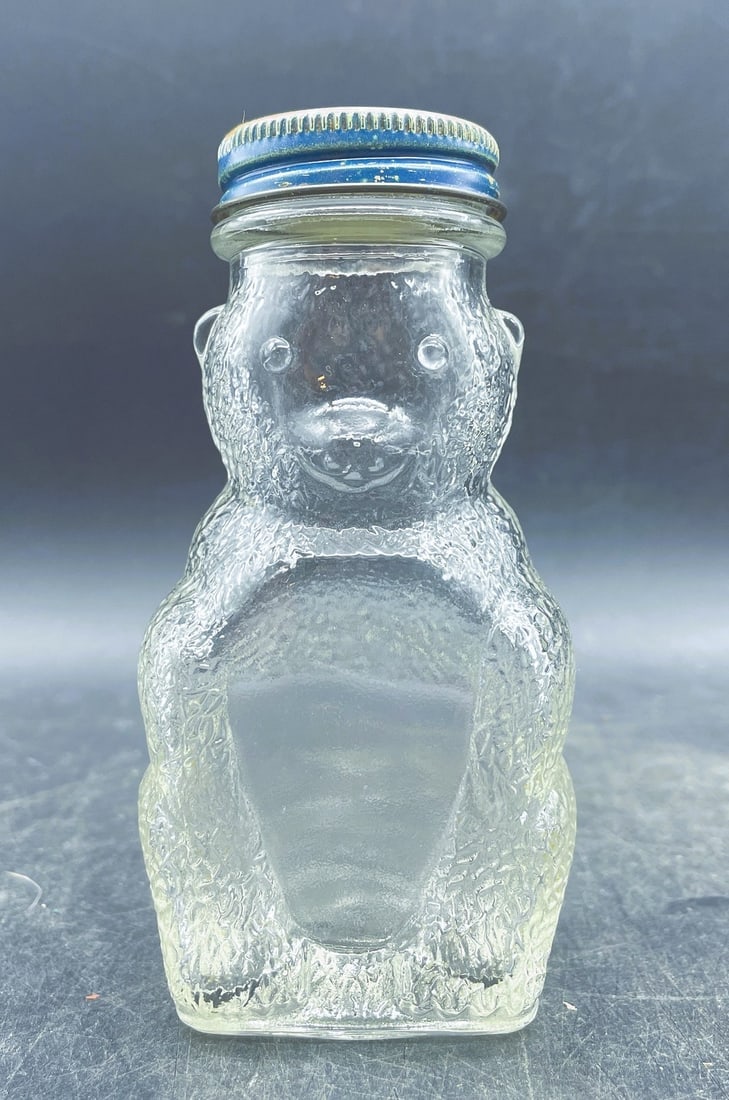 Mr. Bear's A Bank Too Domino Sugar Cinnamon Clear Glass Jar With Lid (1 of 8)