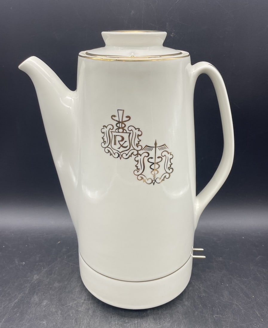 Buy Hall China Pharmacy Rx Caduceus Coffee Percolator Jasper52 In Ny