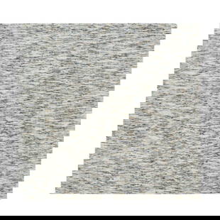 Earth Tone Colors, Hand Loomed Modern Striae Design, Wool Square Rug: Title: Earth Tone Colors, Hand Loomed Modern Striae Design, Wool Square Rug Description: This is a truly genuine one-of-a-kind . It has been Knotted for months and months in the centuries-old weaving