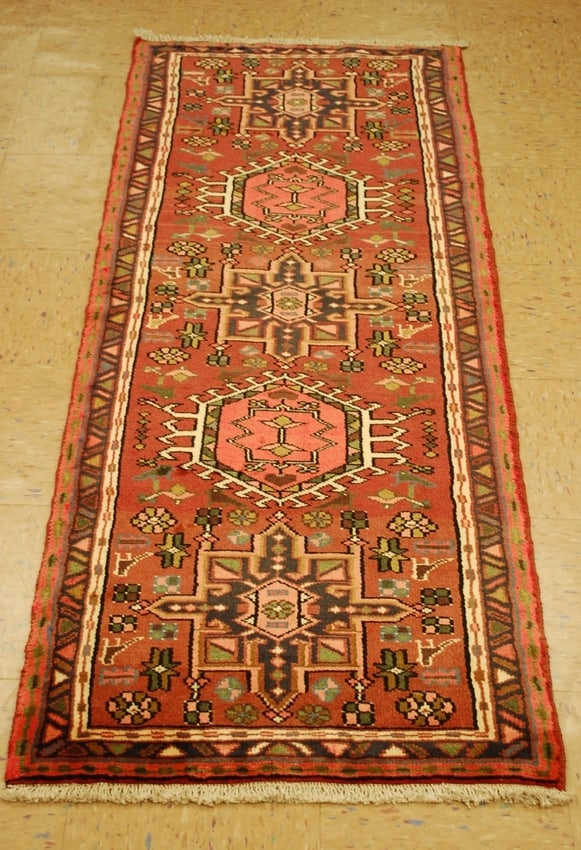 Persian HERIZ RUG 2'4" X 6' (1 of 8)