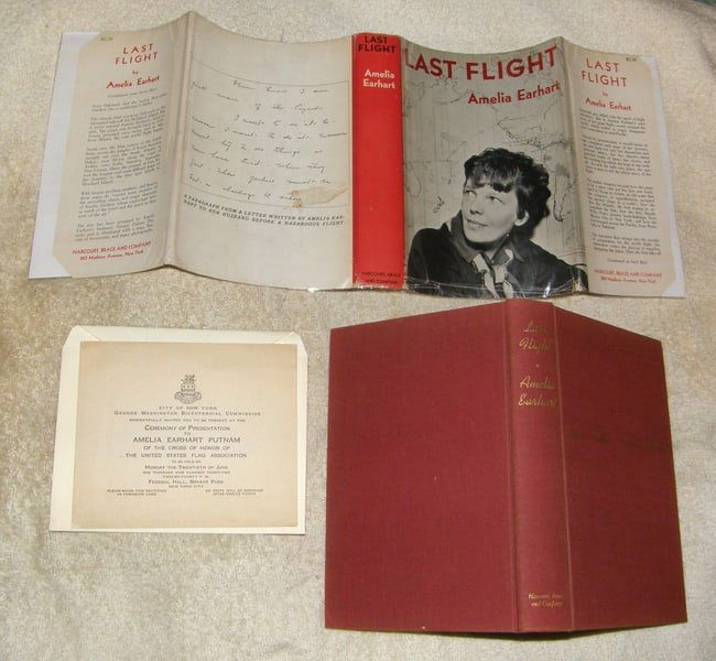 LAST FLIGHT by Amelia Earhart + Award (1 of 1)