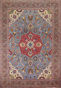 Antique Vegetable Dye Tabriz Persian Area Rug 10x13: Title: Antique Vegetable Dye Tabriz Persian Area Rug 10x13Description: A Beautiful Genuine Iran ( Persia ) Tabriz rug is Hand Knotted by skillful weavers in Iran ( Persia ) with 100% Wool Material.