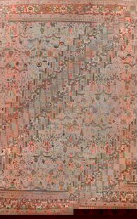 Antique Vegetable Dye Sultanabad Ziegler Persian Large Rug 11x17: Title: Antique Vegetable Dye Sultanabad Ziegler Persian Large Rug 11x17 Description: A Beautiful Genuine Iran ( Persia ) Sultanabad (Ziegler) rug is Hand Knotted by skillful weavers in Iran ( Persia )