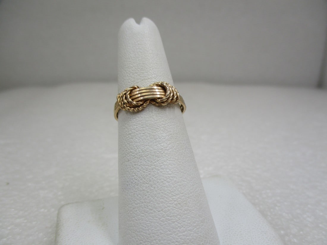 Vintage 10kt G.F. Woven Ring, Sz. 6 (1 of 7)