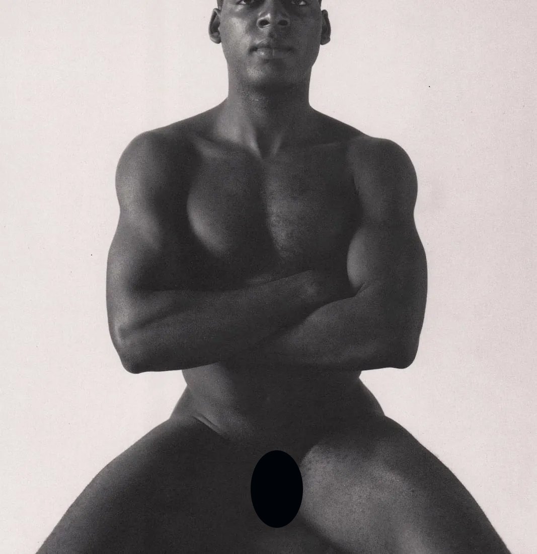 CHRIS LAMBERTSEN - Male Figure, Hamburg, c.1990 (1 of 2)