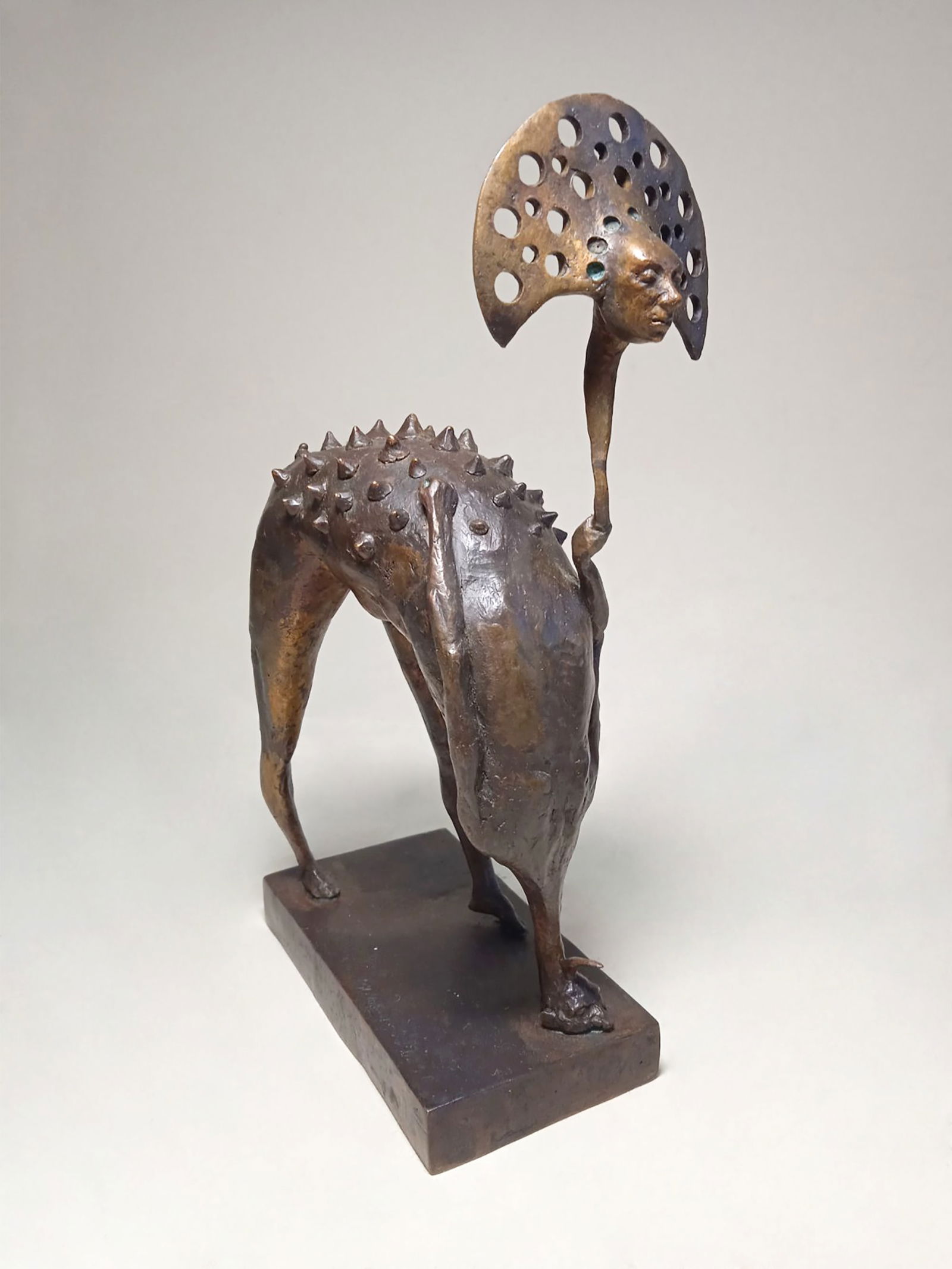 "Ostrich", bronze sculpture (1 of 7)