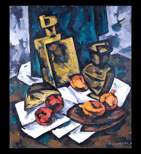 "Ukrainian still life", oil painting: Title: "Ukrainian still life", oil painting Artist: Kublik Mikhail Medium: Oil on canvas Date/Period: 1984 Additional Information: 5% of the purchase amount will be transferred to the fund for humanit