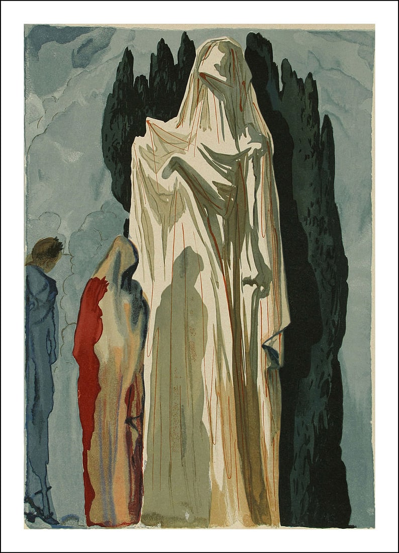 Salvador Dali Woodcut Hell 10 Divine Comedy (1 of 1)