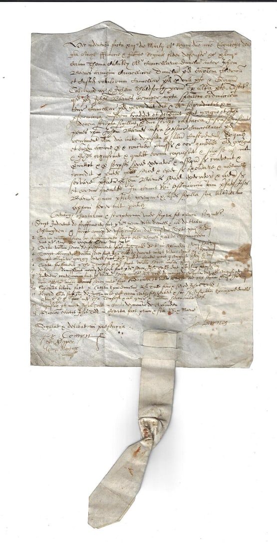 1603 Scottish Manuscript Reign Elizabeth (1 of 3)