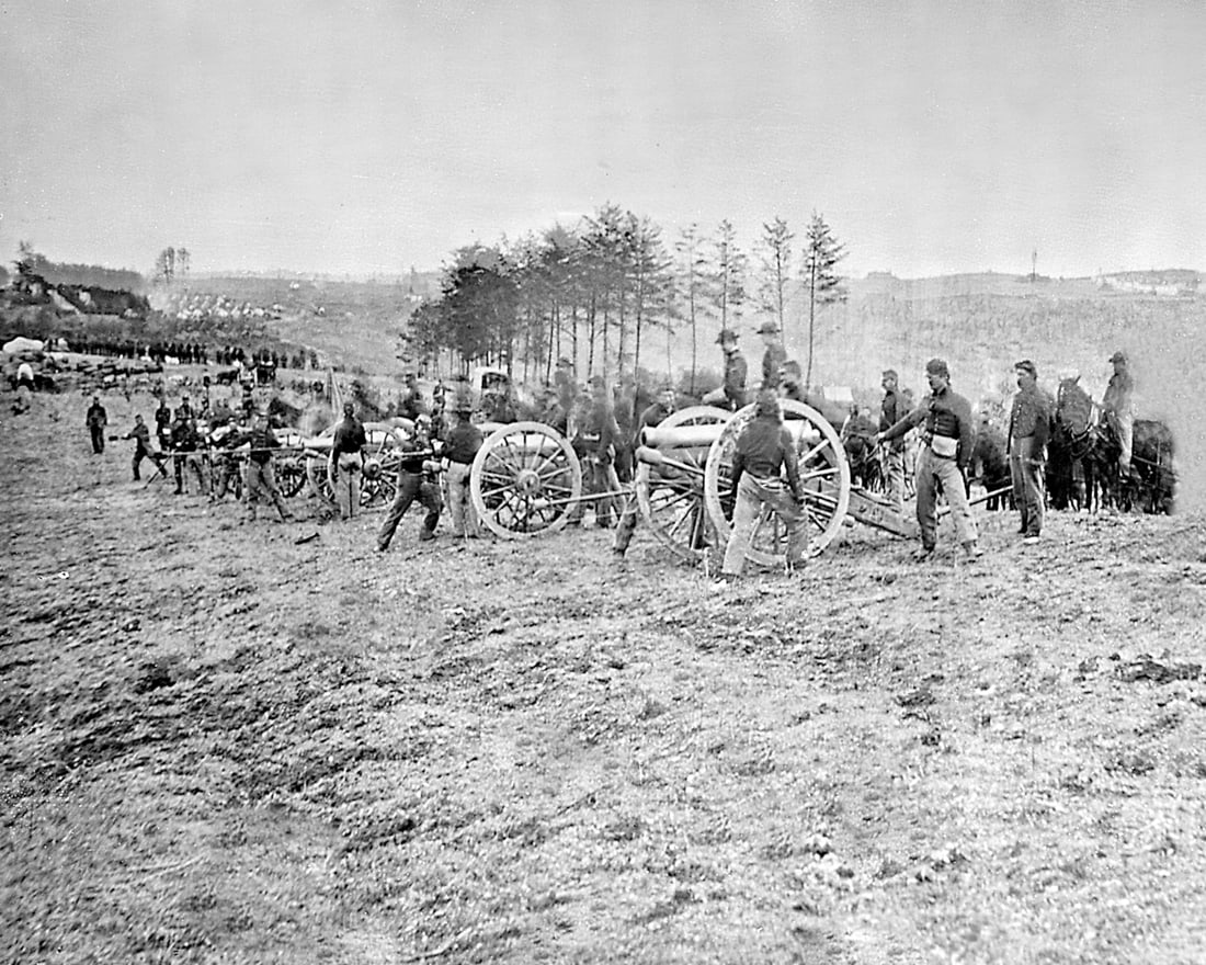 1866, IN ACTION IN FREDERICKSBURG,BY MATTHEW BRADY (1 of 1)