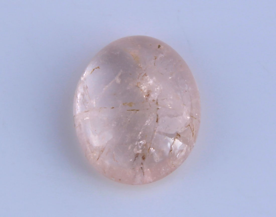 Gorgeous " Natural Morganite " 3.94 cts Natural Morganite: No Reserve! Title: Gorgeous " Natural Morganite " 3.94 cts Natural Morganite Additional Info: Gemstone : Natural Morganite Shape and Cut : Oval, Cabochon Weight : 3.94 carats Measurements : 12x10 mm C