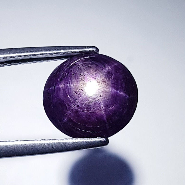 11.50 Ctz Stunning Purple Pink Natural Star Ruby (1 of 4)