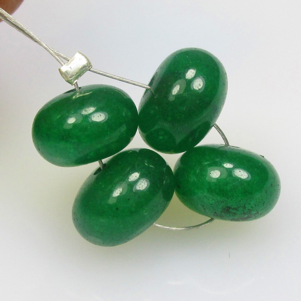 13.64 Ctw Natural 4 Drilled Onyx Round Beads (1 of 2)