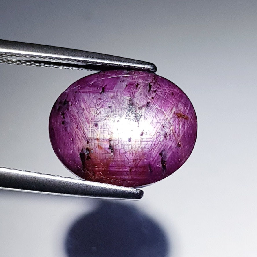 13.30 Ctz Stunning Purple Pink Natural Star Ruby (1 of 4)